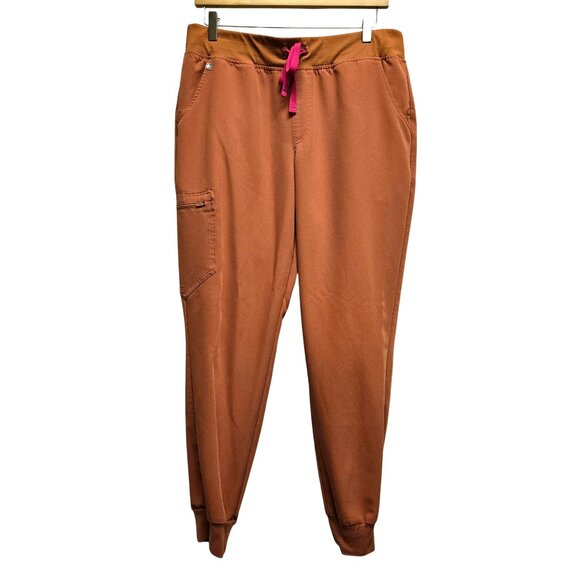 Figs Womens Terra Cotta Zamora Joggers Limited Edition L - Picture 1 of 13